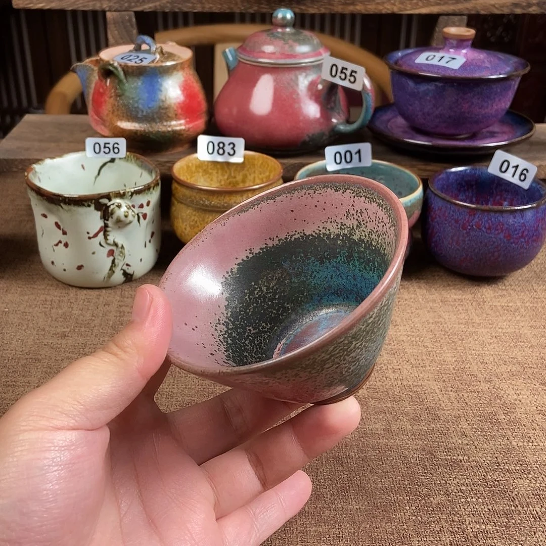 瓷片钧瓷茶壶茶具
