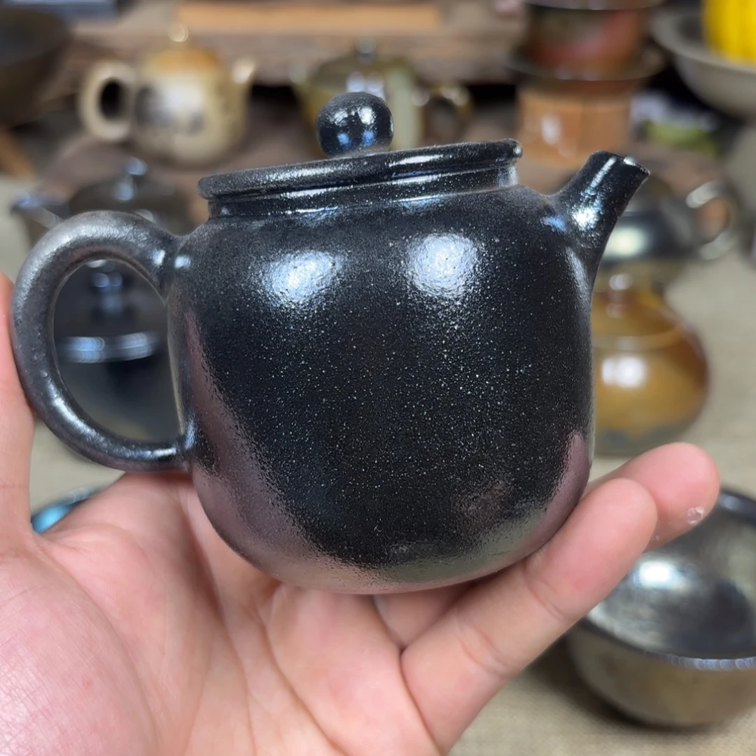 建水紫陶三木柴烧170cc