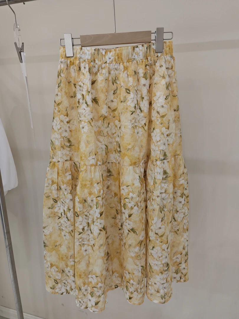 25zz韩系碎花半裙