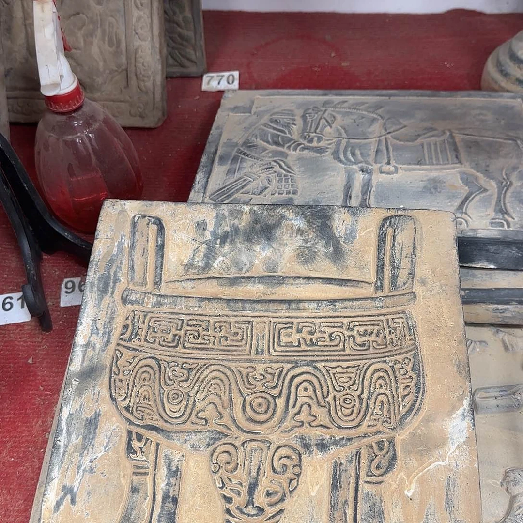 孺***生摆件陶文房四宝精品摆件