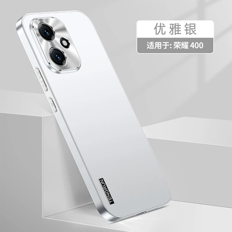 适用荣耀400手机壳磨砂荣耀400pro防摔新款后壳超薄简约男女款潮