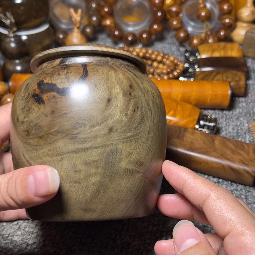 金丝楠茶叶罐特价