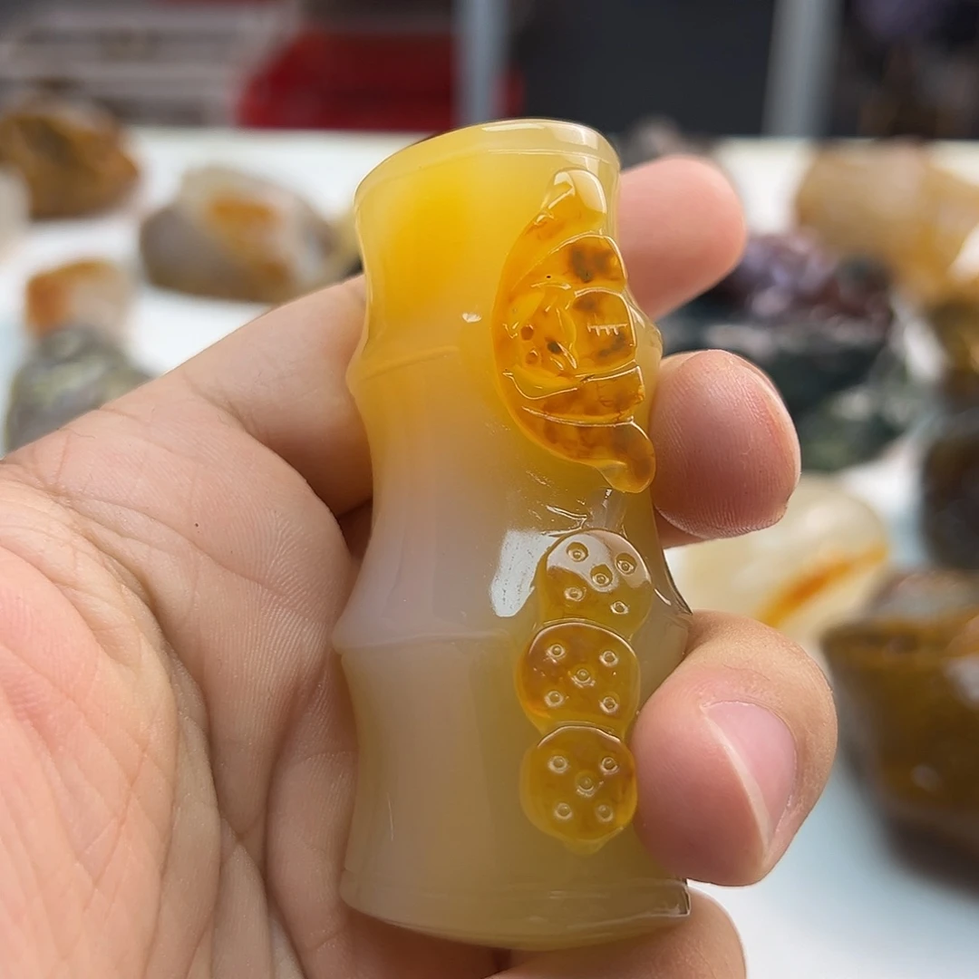 玛瑙/玉髓未镶嵌吊坠(不含链)