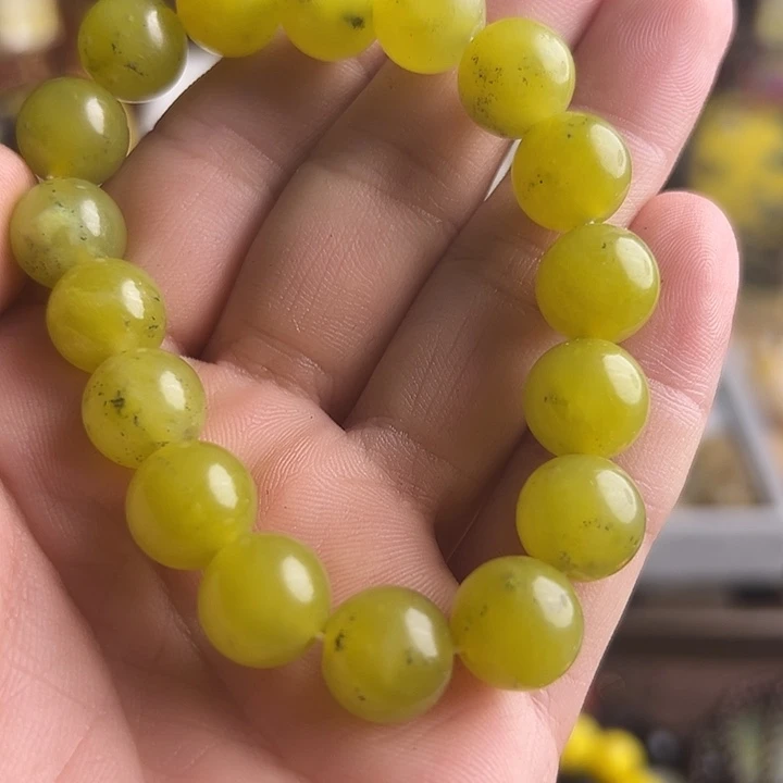 蛇纹石玉未镶嵌手链