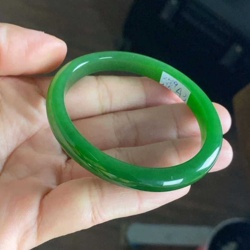 【闪购商品】未镶嵌手镯和田玉（碧玉）