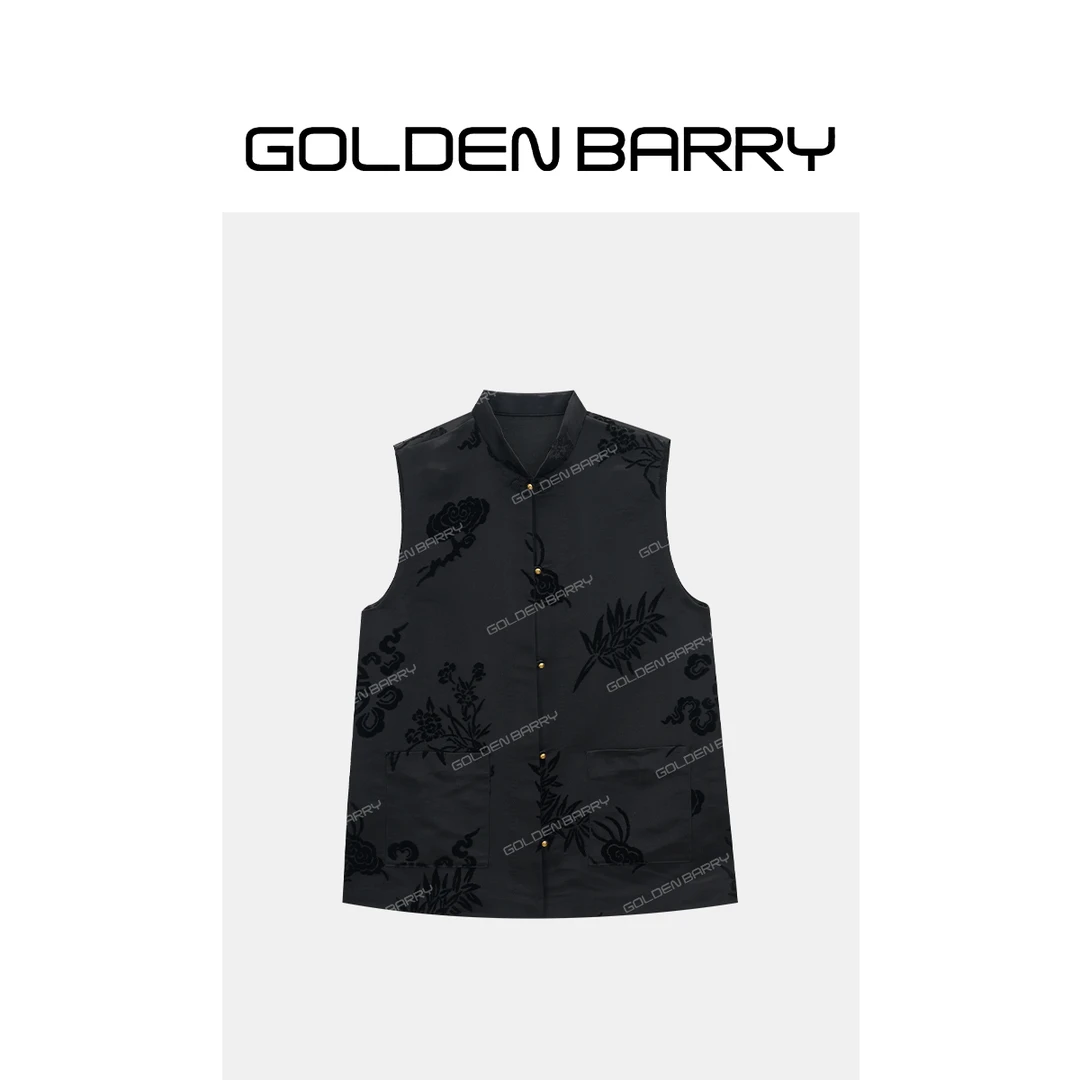 GOLDENBARRY|123154典雅漳缎马甲