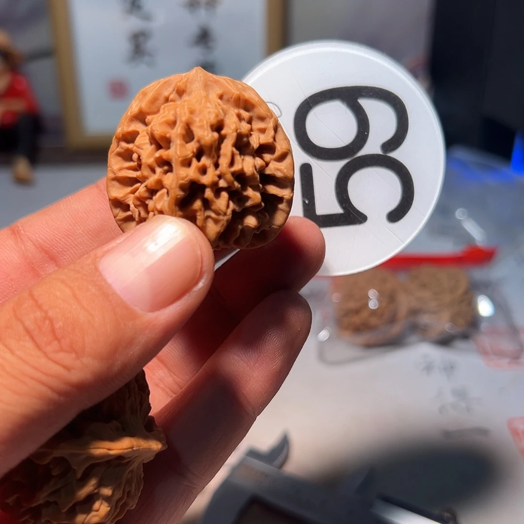 之***枳文玩核桃，白色59号