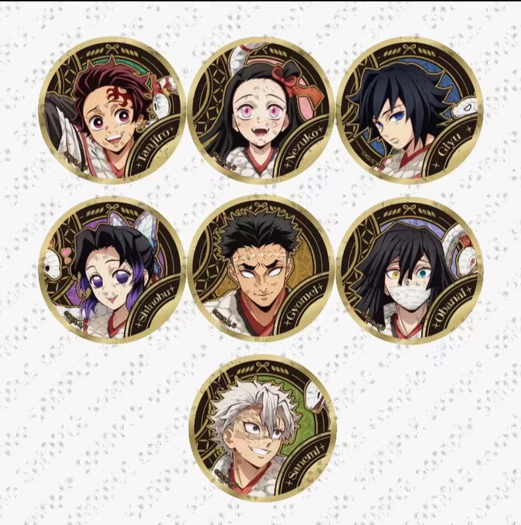 鬼灭之刃 蛇年浮雕吧唧（默认代拆）