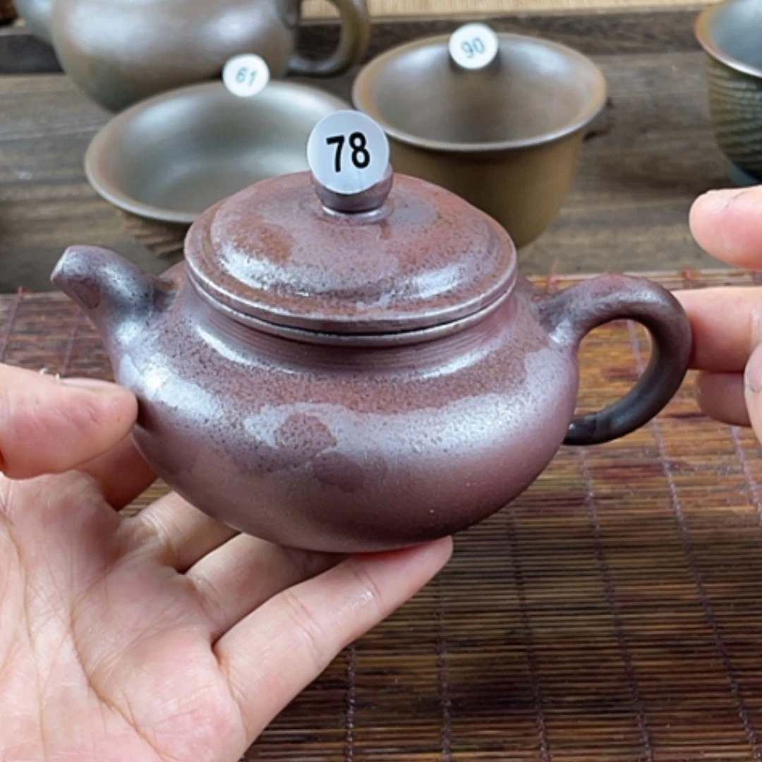 【闪购商品】柴烧茶壶200毫升左右微瑕