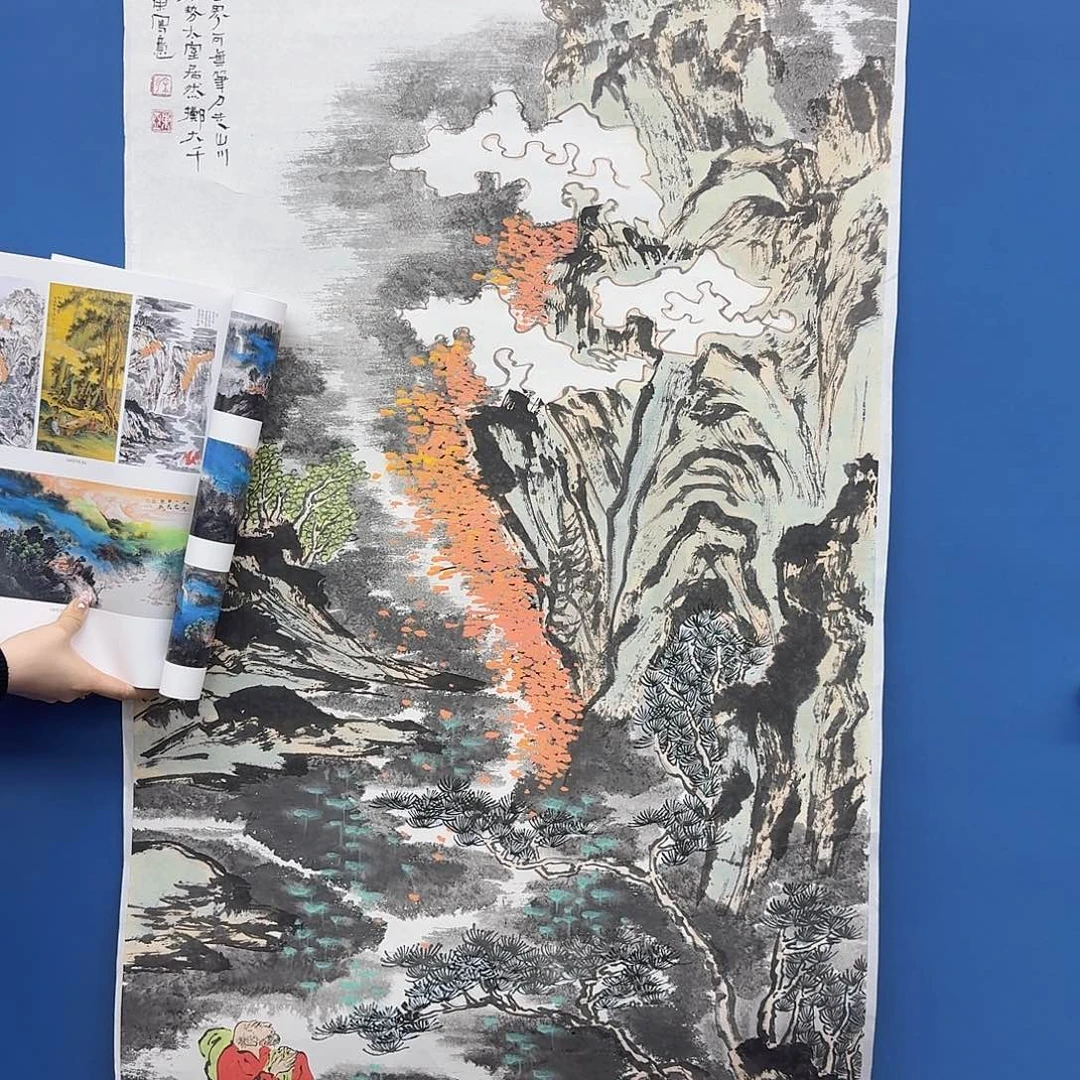 国画多次参加国内外大型画展