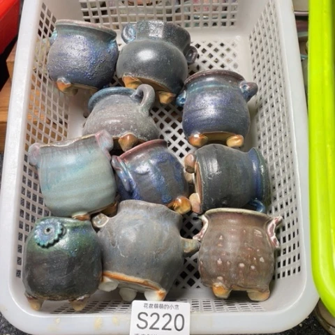 紫砂花盆微瑕220口径3.5左右