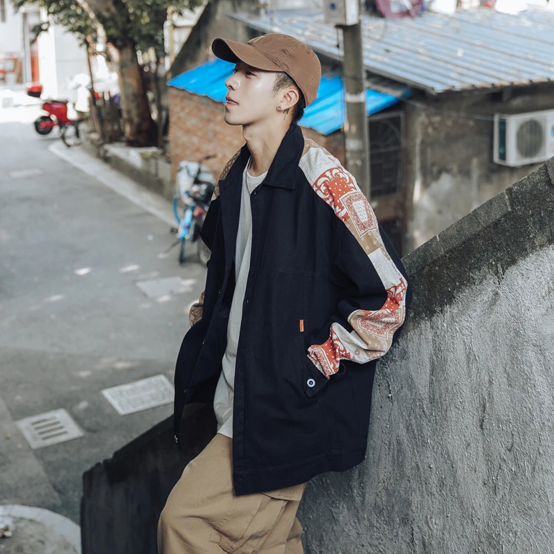 春秋宽松翻领夹克JK15