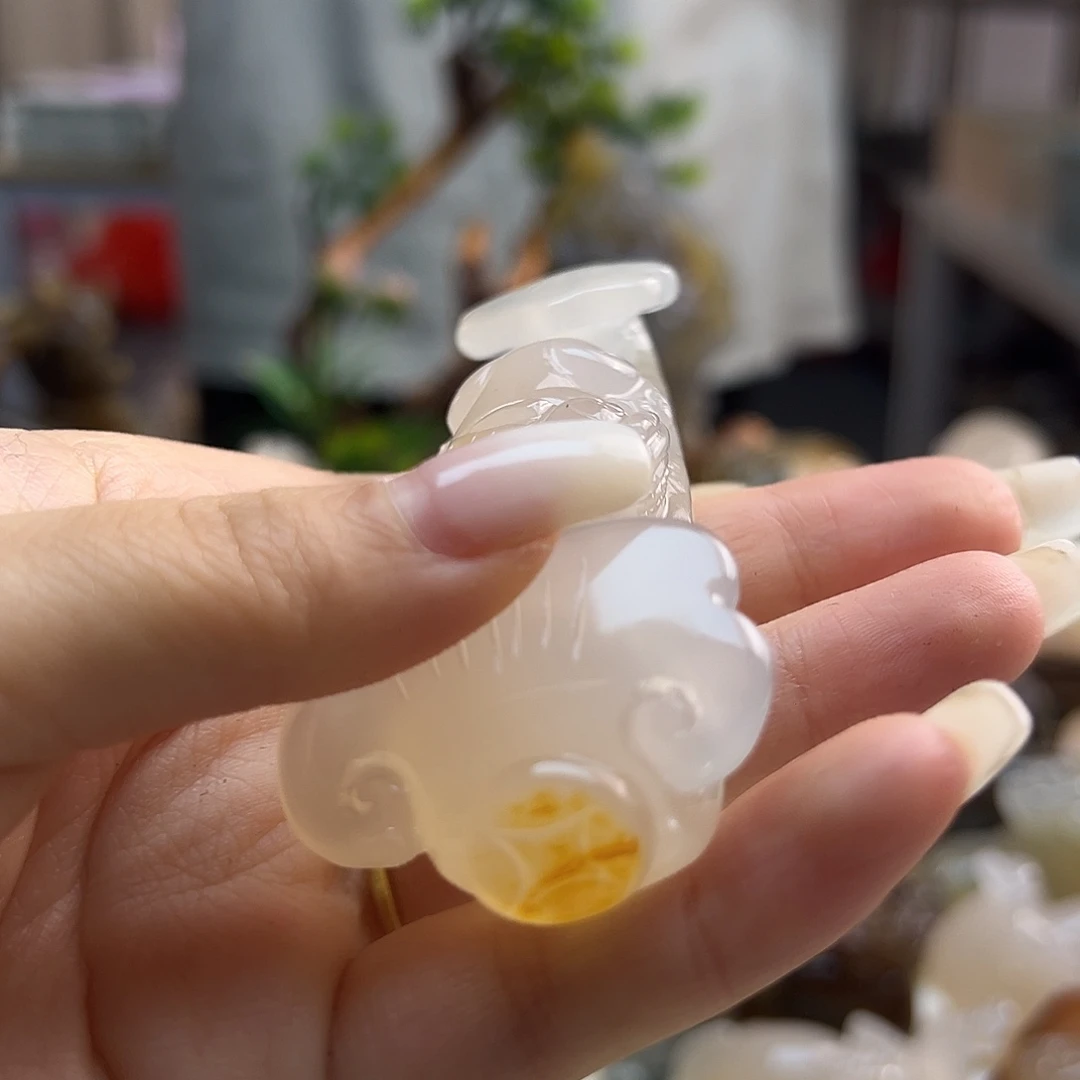 玛瑙/玉髓未镶嵌吊坠(不含链)