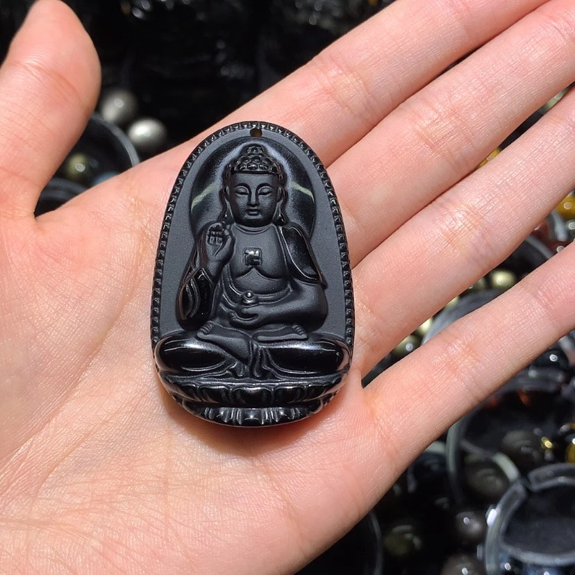 【闪购商品】未镶嵌黑曜岩珠宝奇石?**话