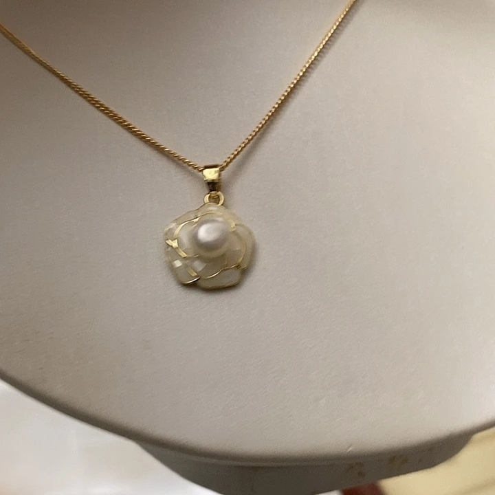 淡水珍珠合金颈饰