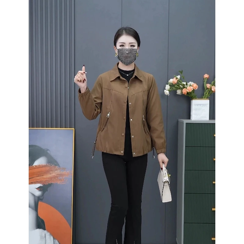 【25春夏上新】短款上衣外套派克服休闲衣服外套春装母亲节洋气衣服