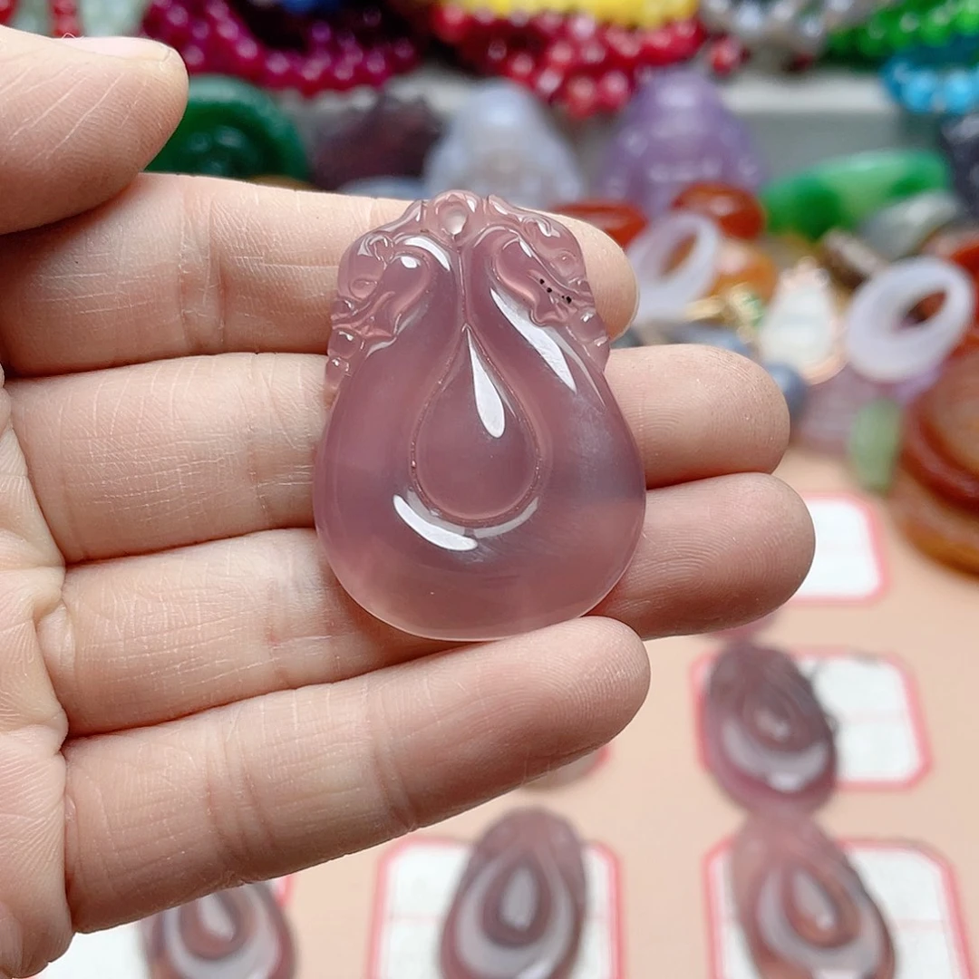 玛瑙/玉髓颈饰合金凤**天