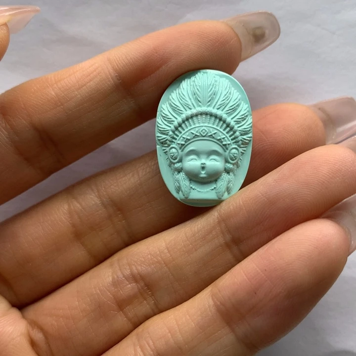 绿松石未镶嵌配饰