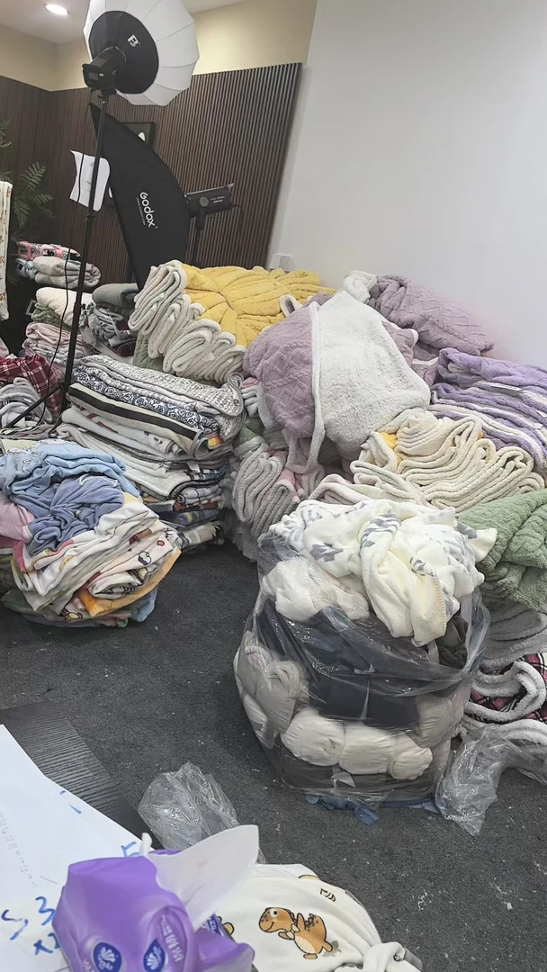 N02【230×230cm】年末甩货毛毯被套大浮力扣编号全新正品毯子被套
