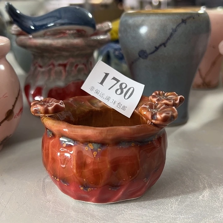 口5 手工花盆满30包邮