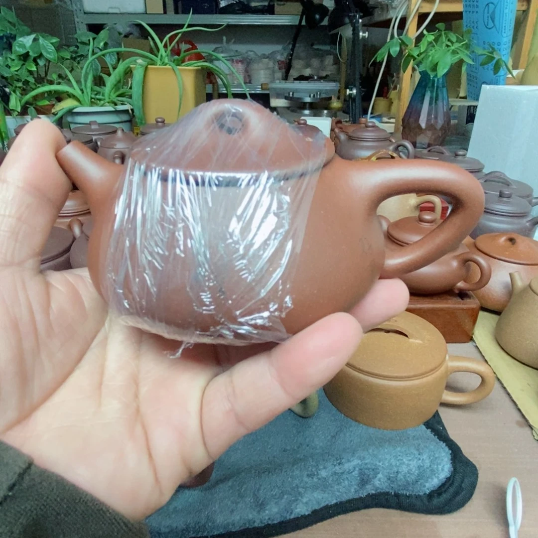 紫砂茶壶好*友底漕青零添加石瓢壶不是半手工壶假一赔十