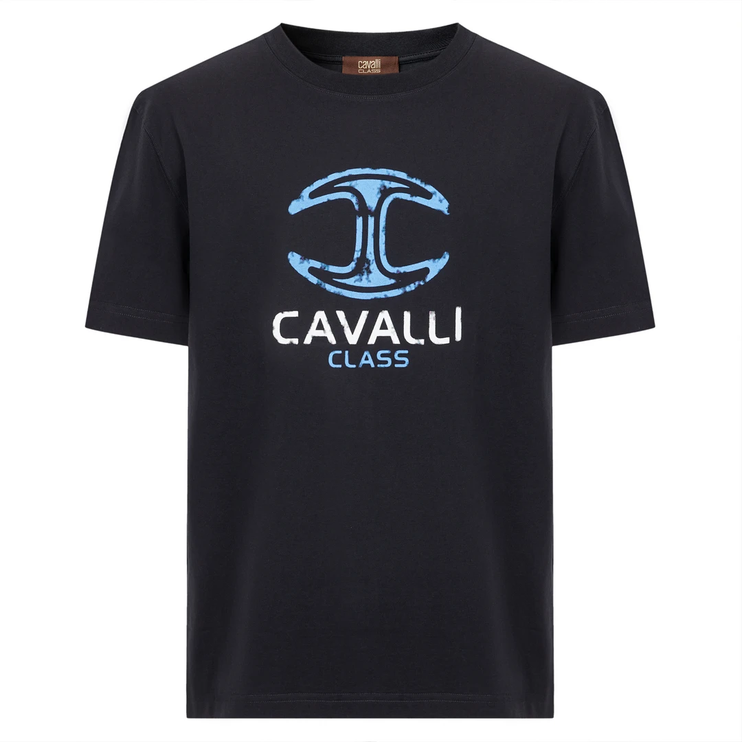 Cavalli ClassCavalliClass25男士短袖T恤印花男100潮牌棉RWC514