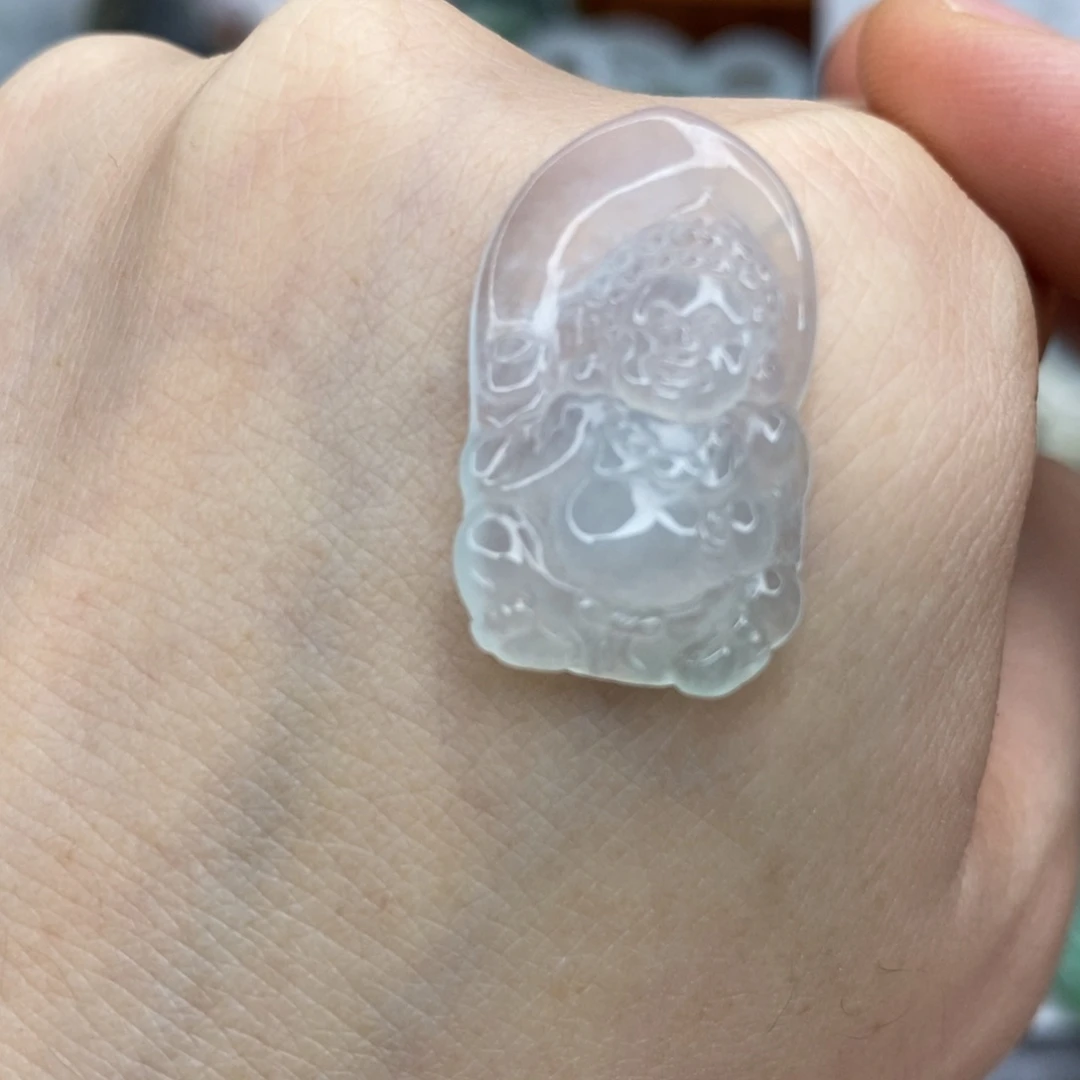 翡翠未镶嵌颈饰财