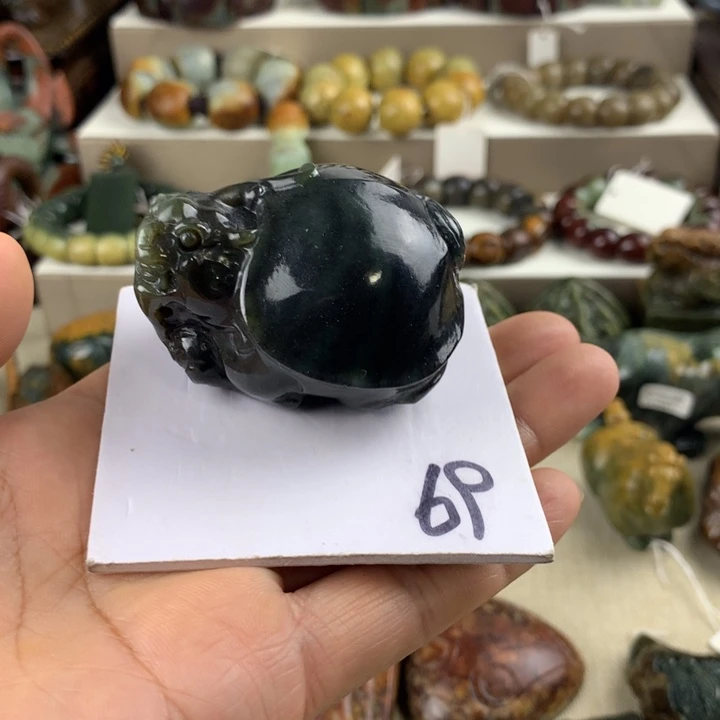 A***家岫岩河磨玉（透闪石质玉）未镶嵌珠宝奇石