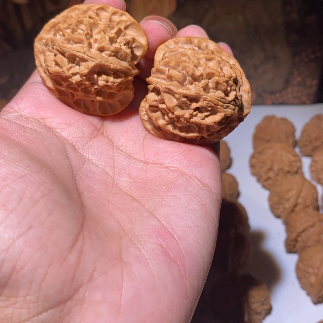 文玩核桃把件苹果40