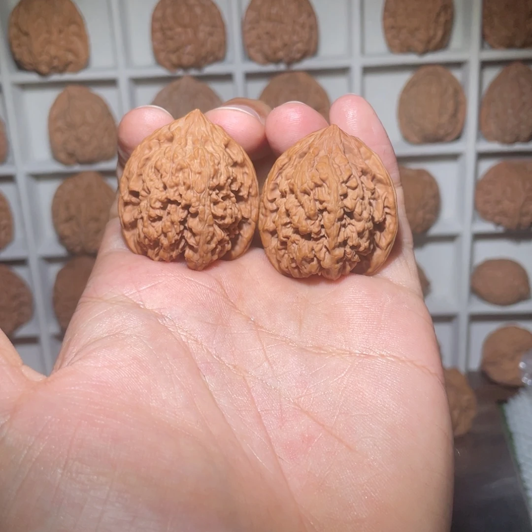 文玩核桃把件34货头满天星