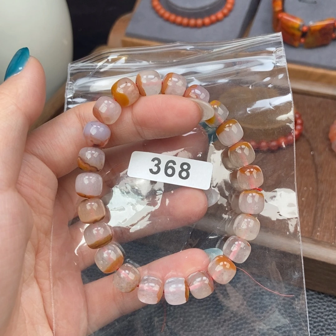 南红玛瑙未镶嵌手链卡9