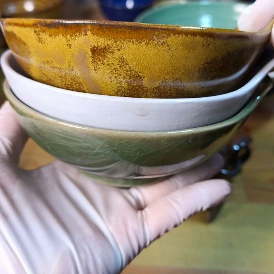 瓷片磁州窑五厂盘碗壶杯有瑕疵