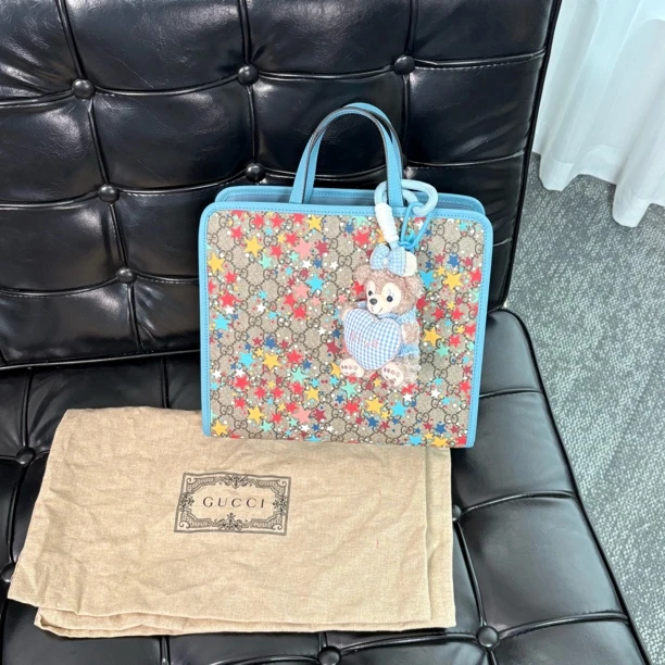 99新 GUCCI/古驰 满天星儿童托特手提包 jc