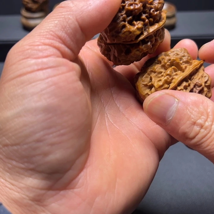 文玩核桃吊坠B上古蛤蟆头43mm