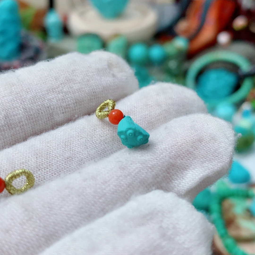 绿松石珠宝奇石未镶嵌