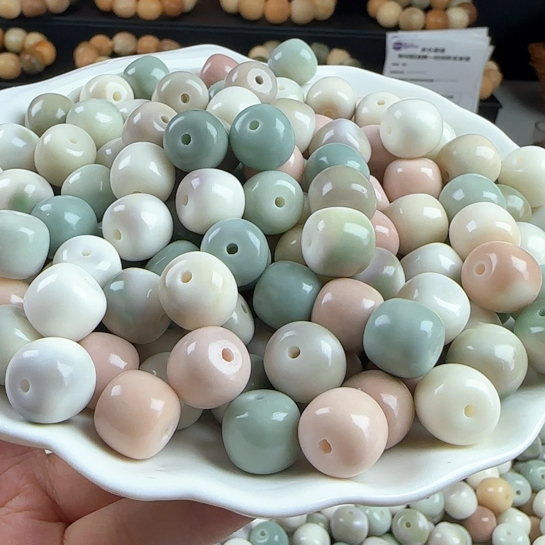 菩提根/象牙果手串卡12三花桶珠100卡牌➕20备珠