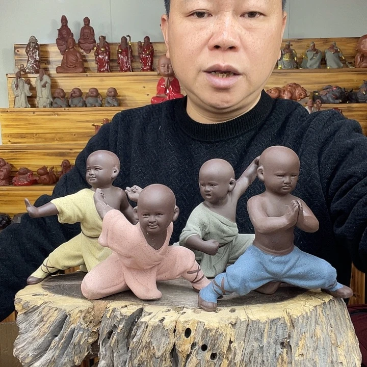 茶宠紫砂茶宠摆件