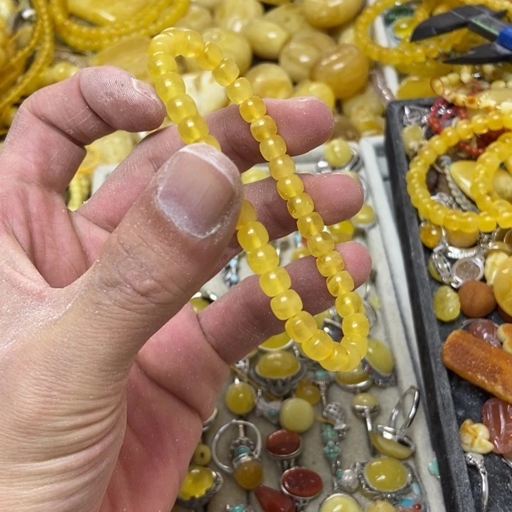 裸石蜜蜡未镶嵌多样性发货