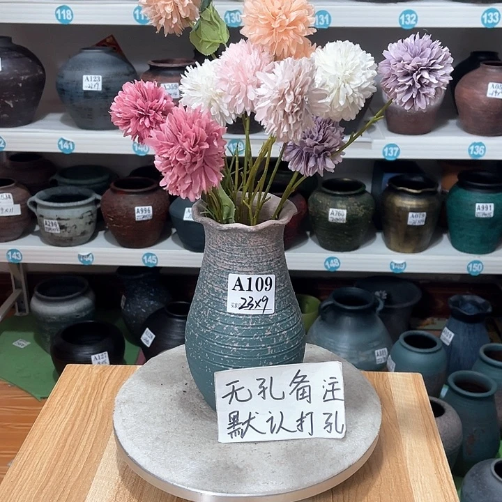 红陶手工制作花盆
