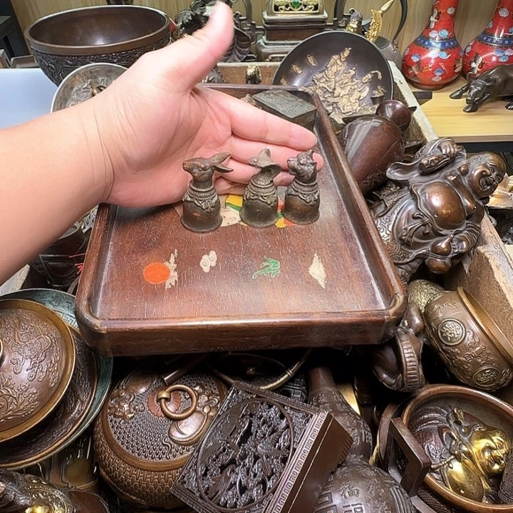 铜器办公室茶室摆件