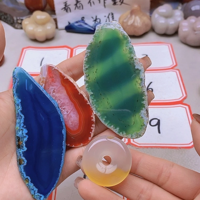 【闪购商品】未镶嵌玛瑙/玉髓珠宝半成品笑**生