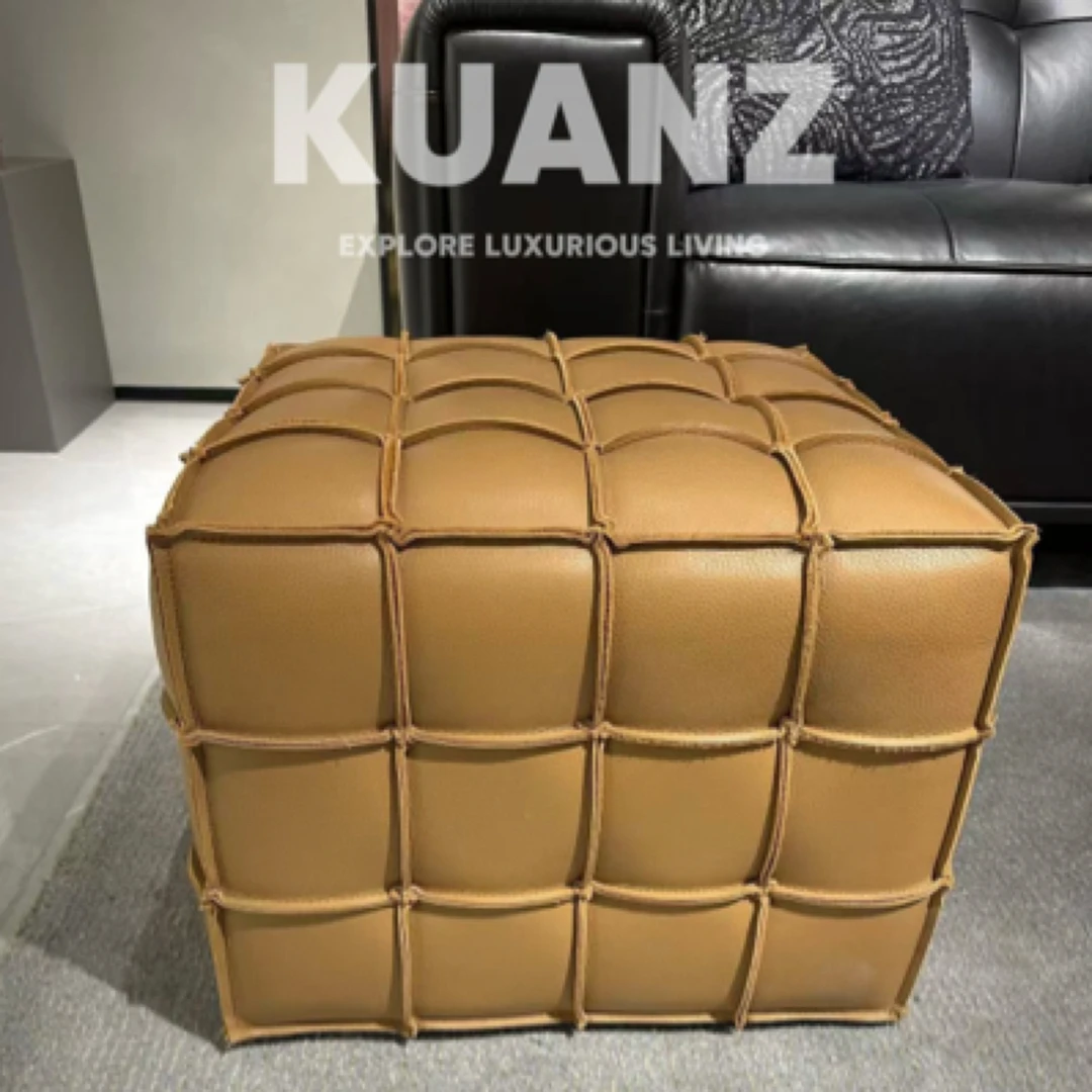 KUANZ  宽窄丨意式极简风轻奢风换鞋凳魔方凳