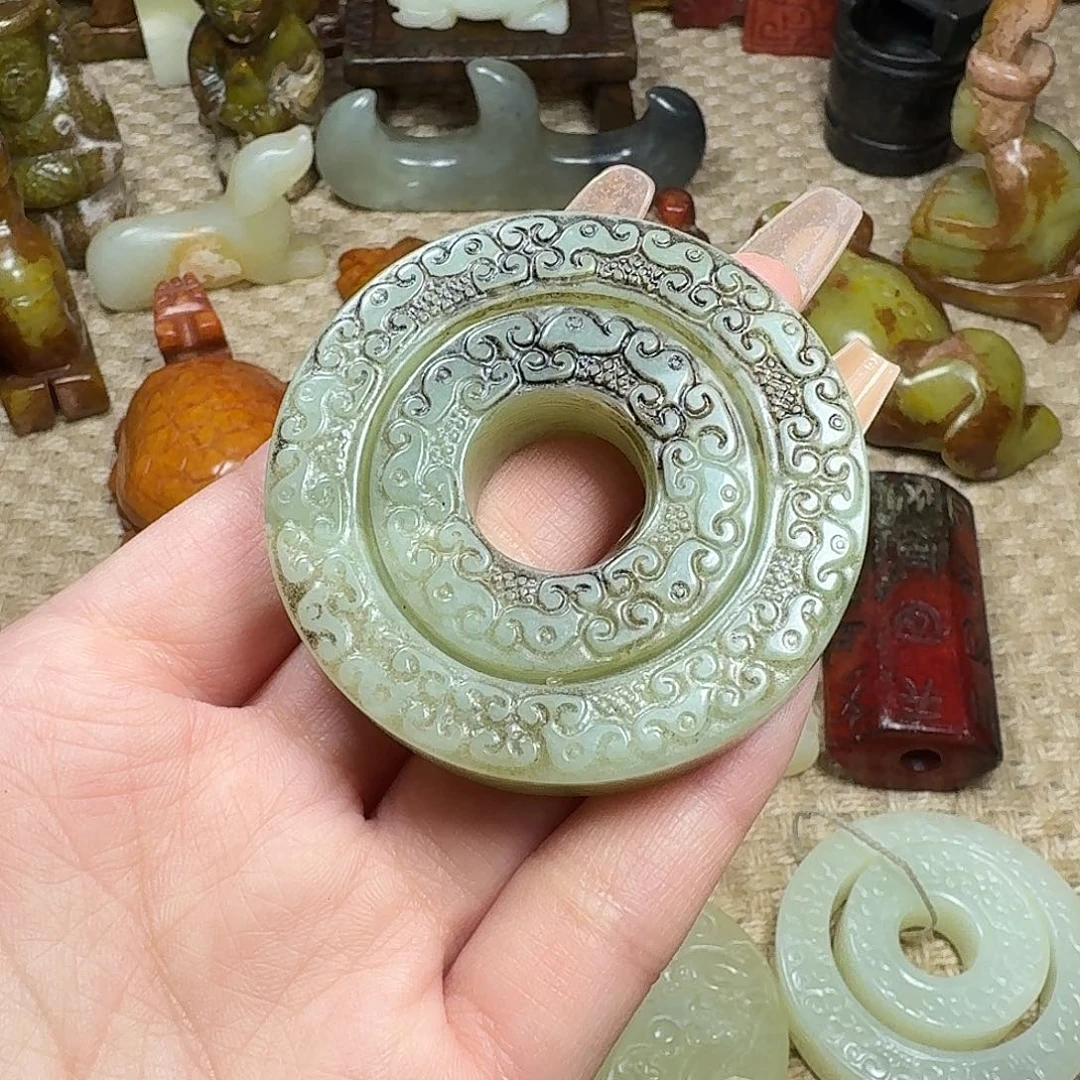 白玉菩提吊坠挂件