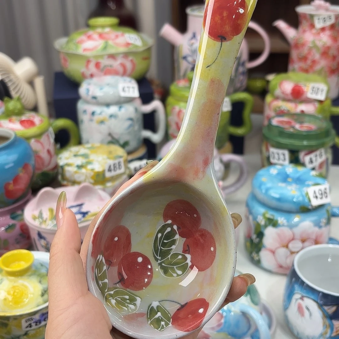 景德镇手绘高温釉下彩陶瓷茶具