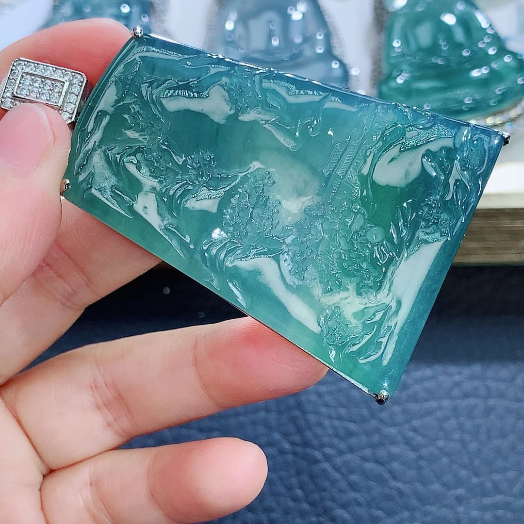 未镶嵌挂件翡翠翡翠