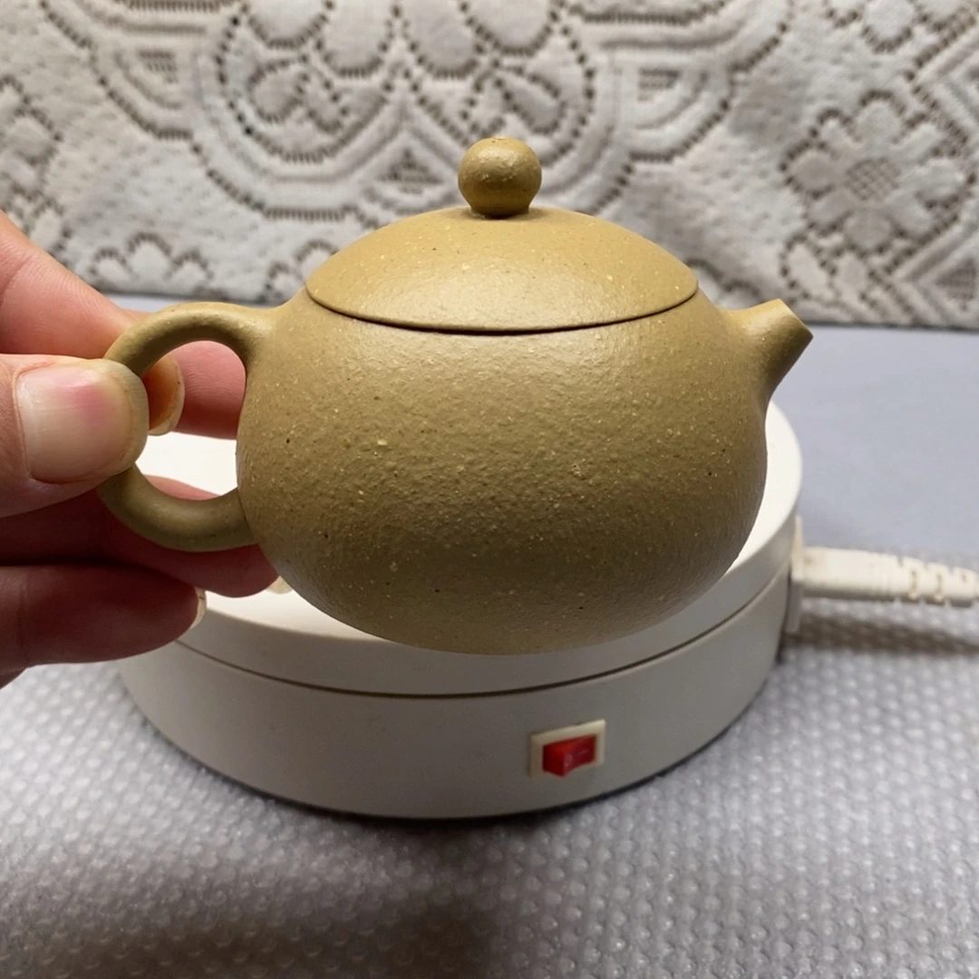 茶壶紫砂梨皮绿泥