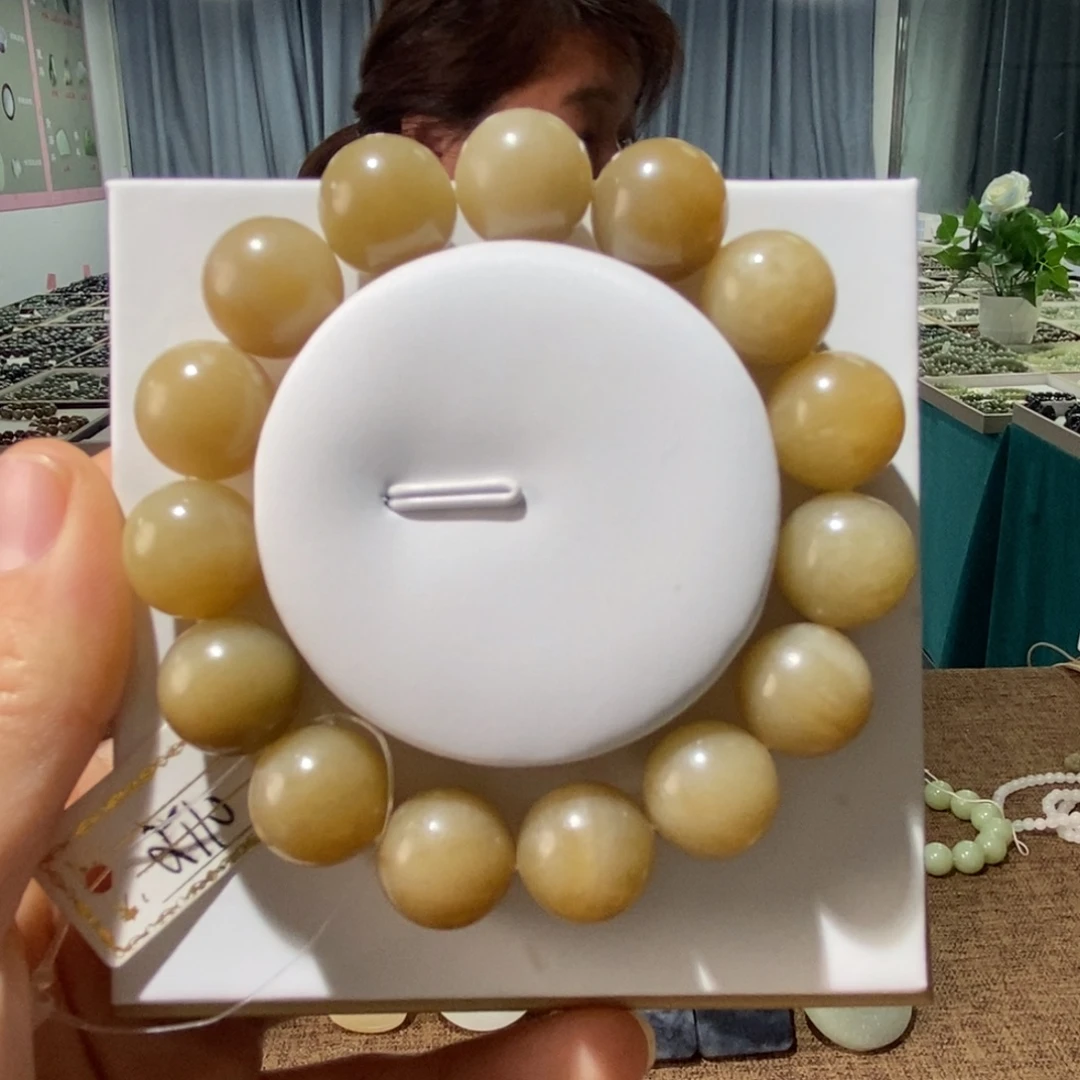 和田玉未镶嵌手链14