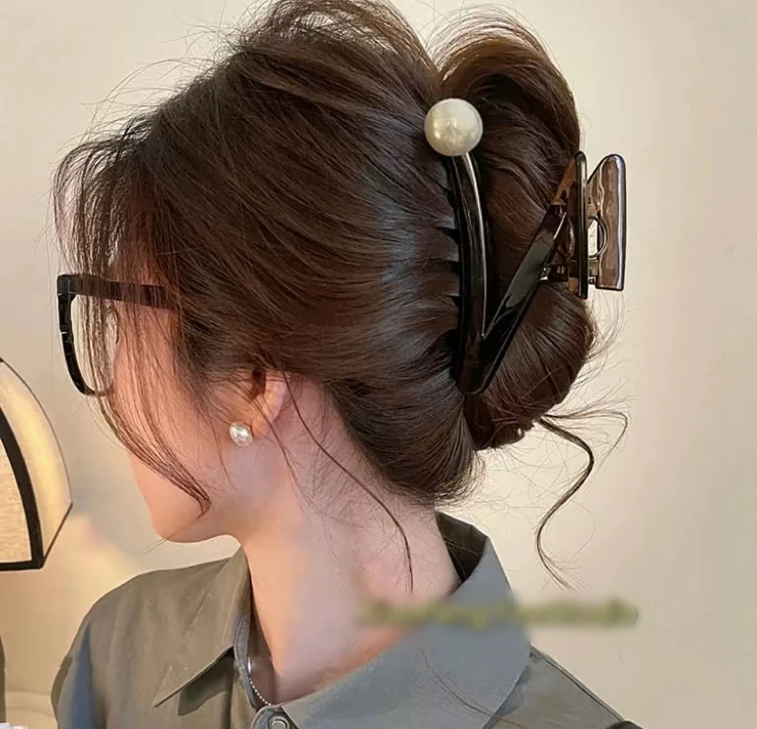 高级感Z形珠珠抓夹