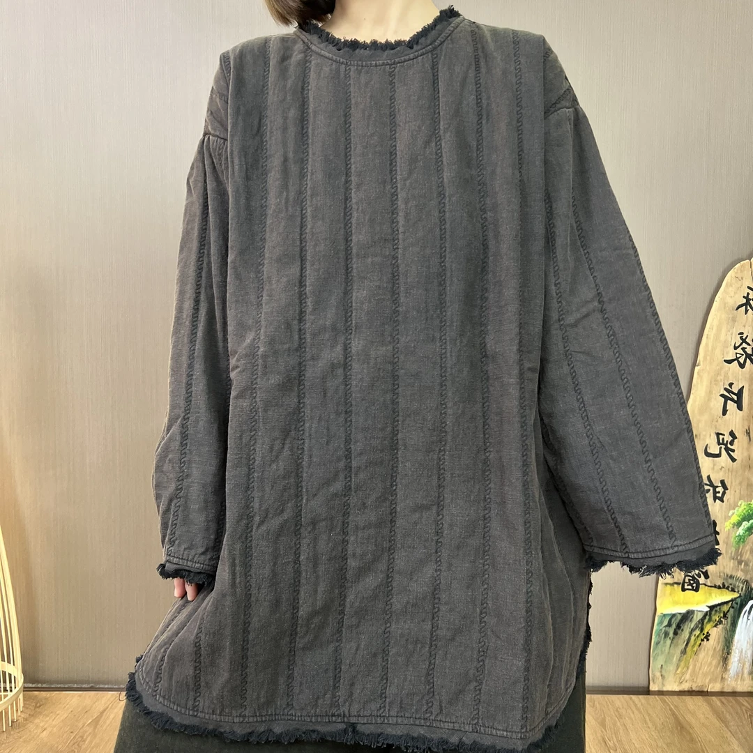 冬季新款7109炒色做旧时尚休闲保暖休闲百搭保暖毛边纯色棉衣