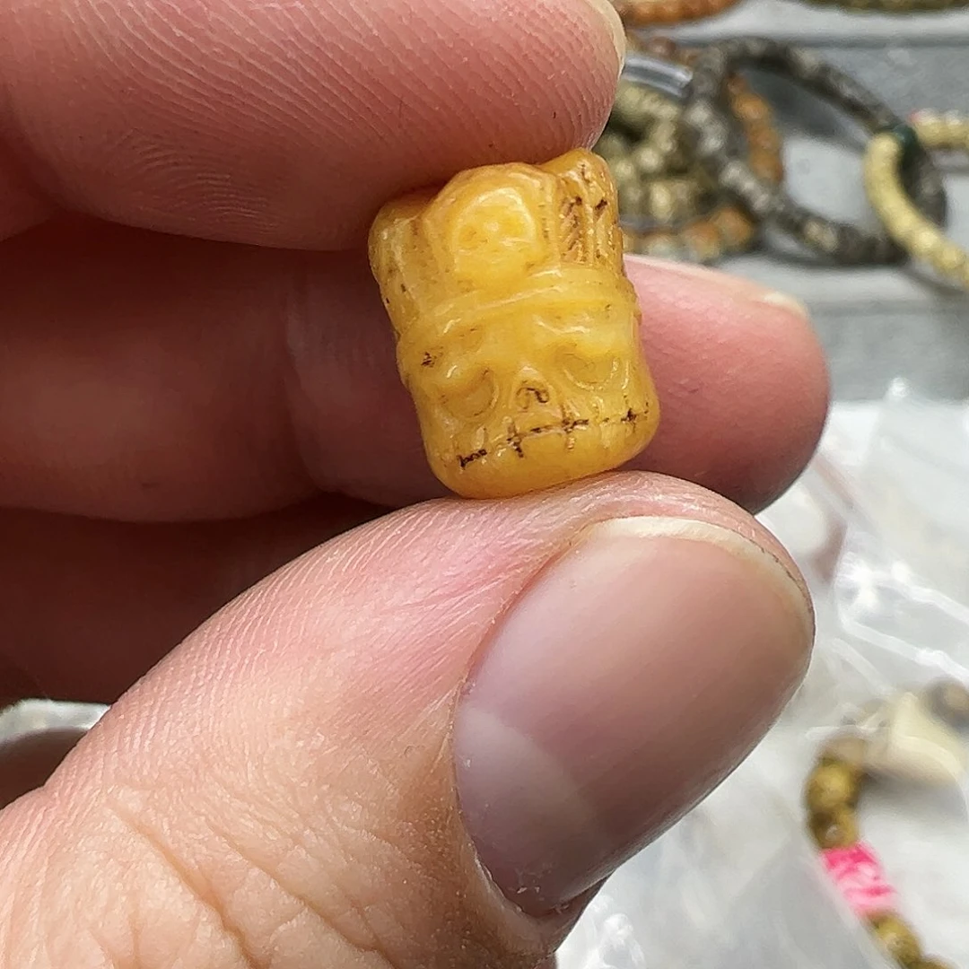 牛骨其他58牛骨尸陀林配饰一个